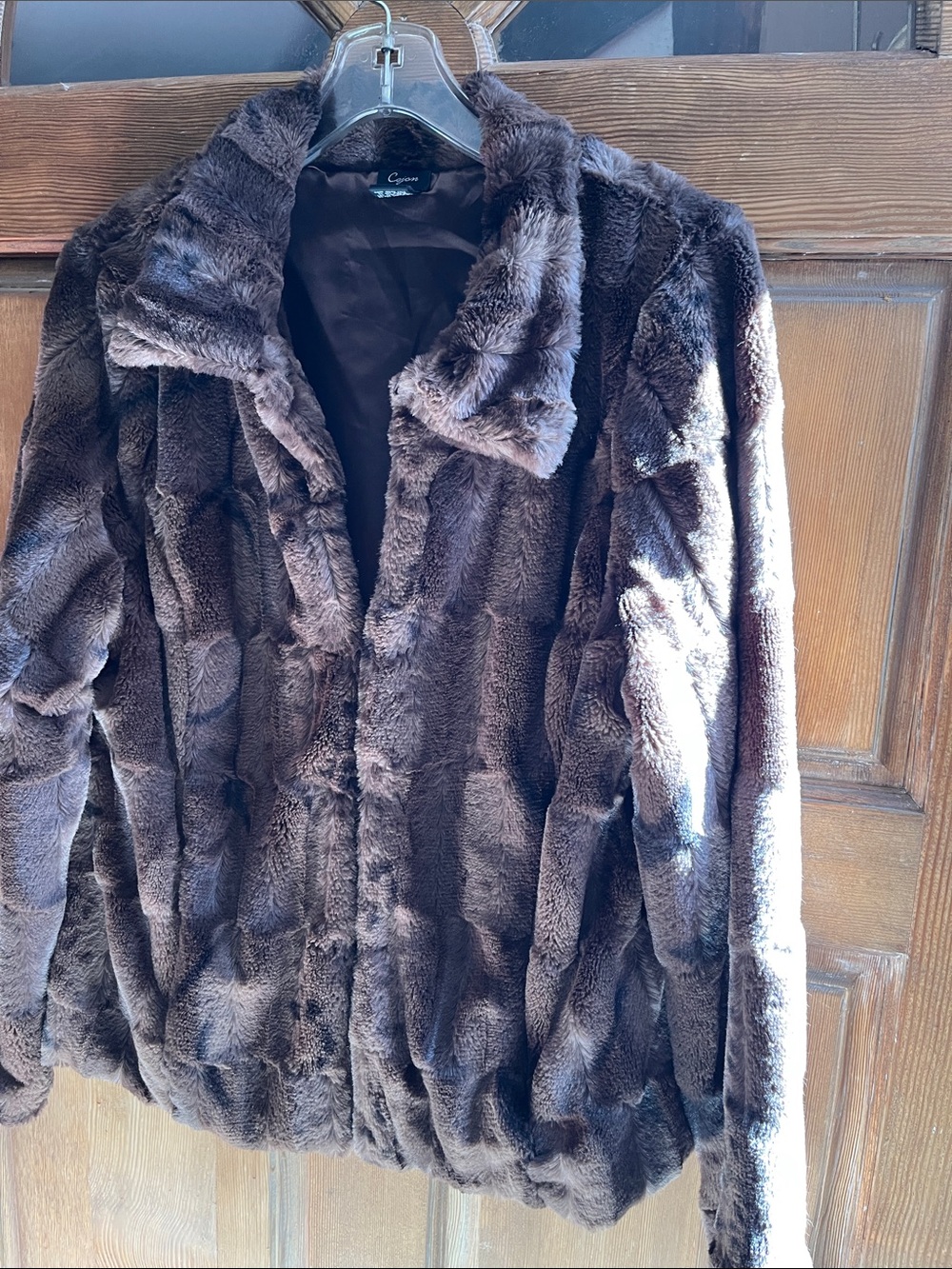 Cejon Plush Brown Teddy Jacket